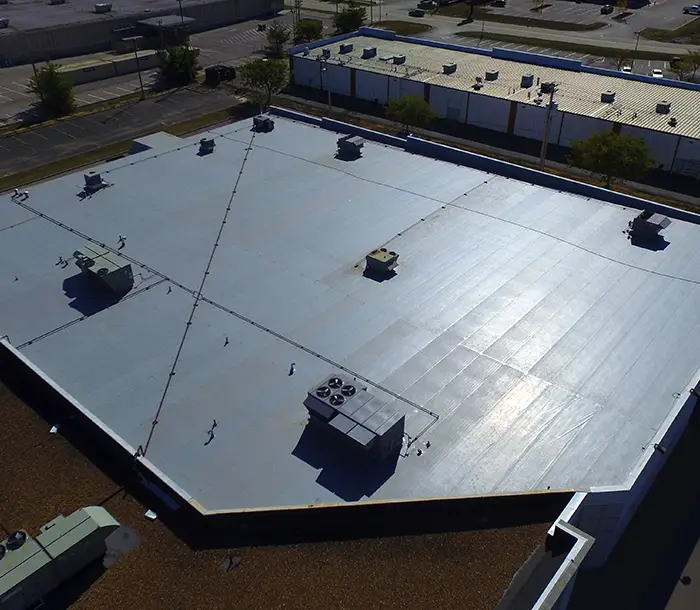 commercial flat roof in Central Florida